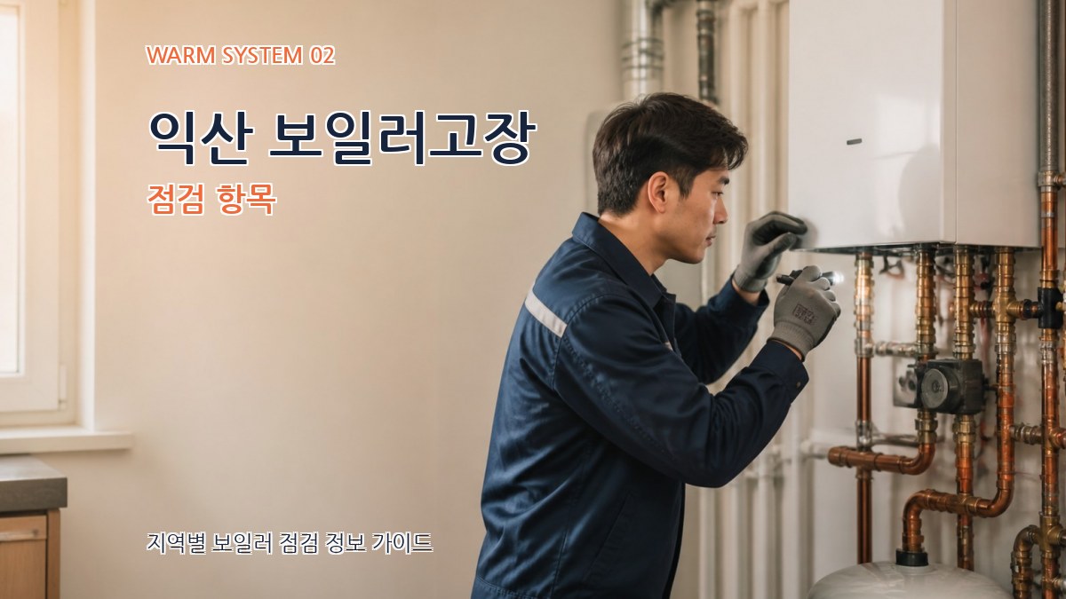 익산 보일러고장 점검 항목