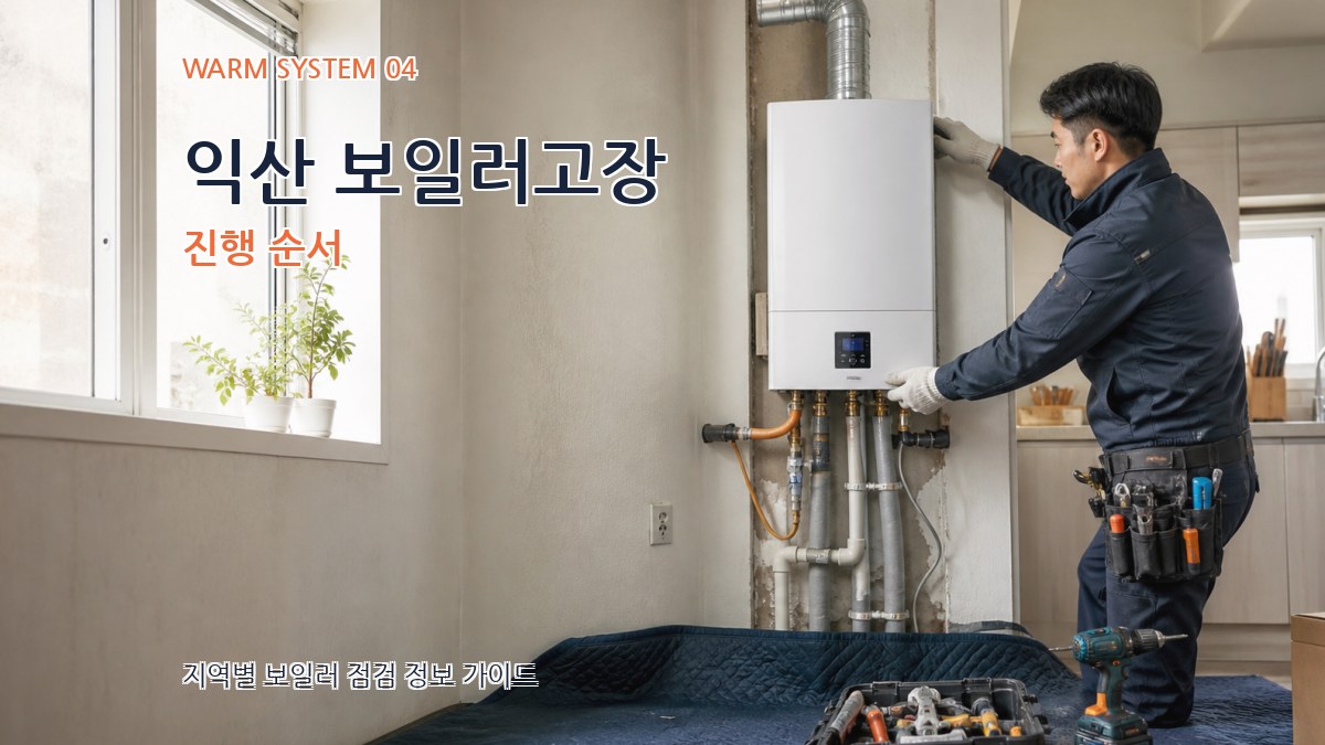 익산 보일러고장 진행 순서