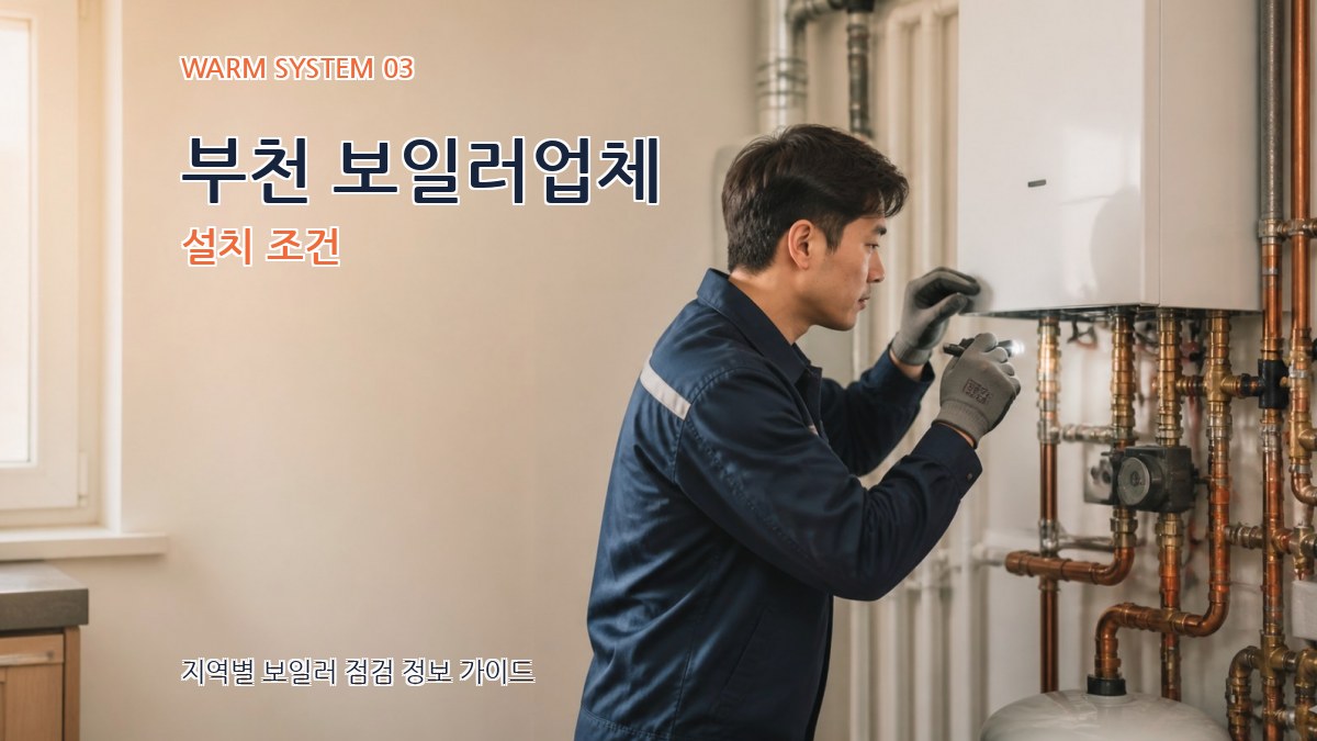 부천 보일러업체 설치 조건