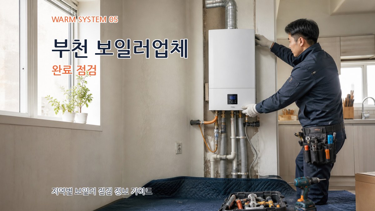 부천 보일러업체 완료 점검