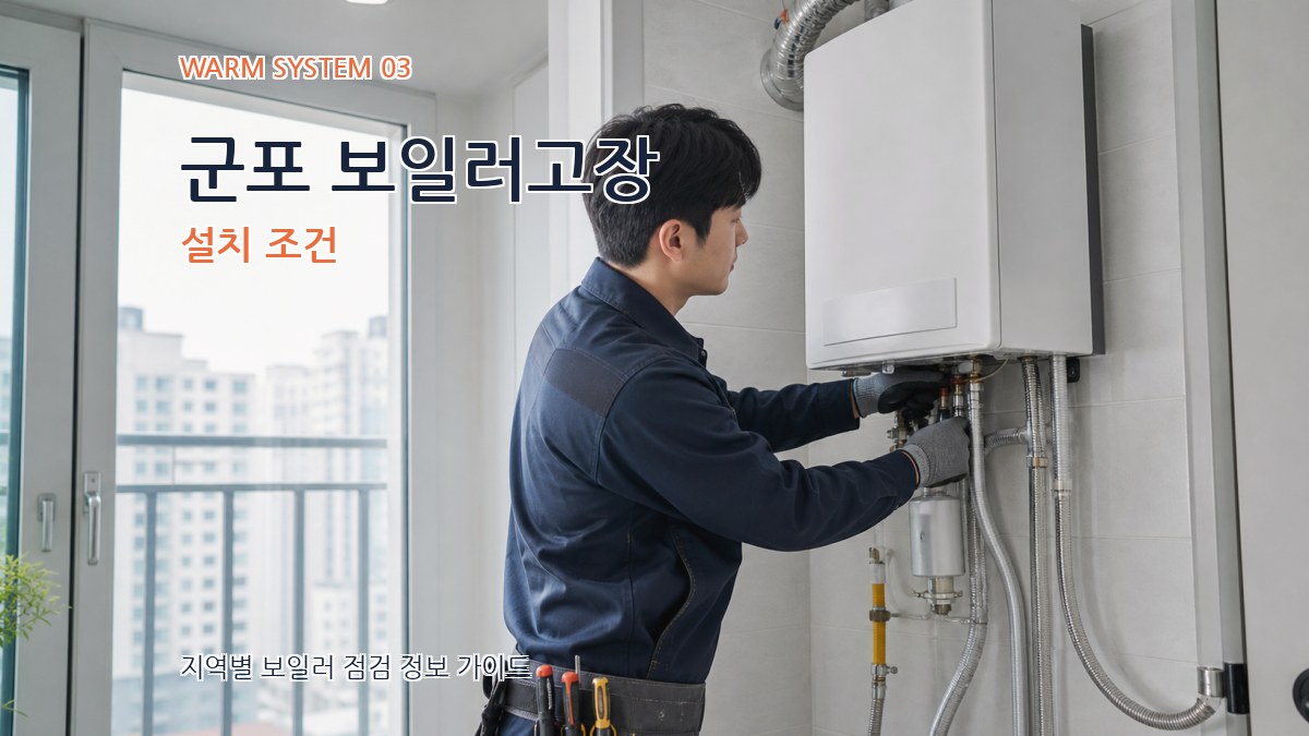 군포 보일러고장 설치 조건