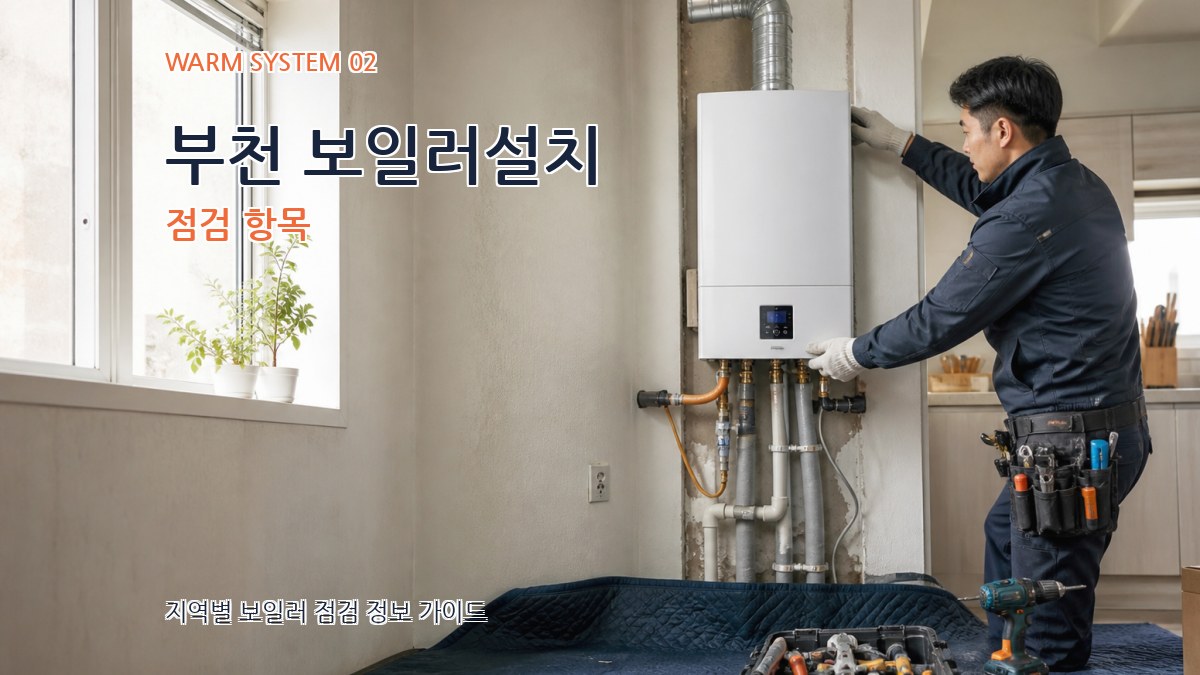 부천 보일러설치 점검 항목
