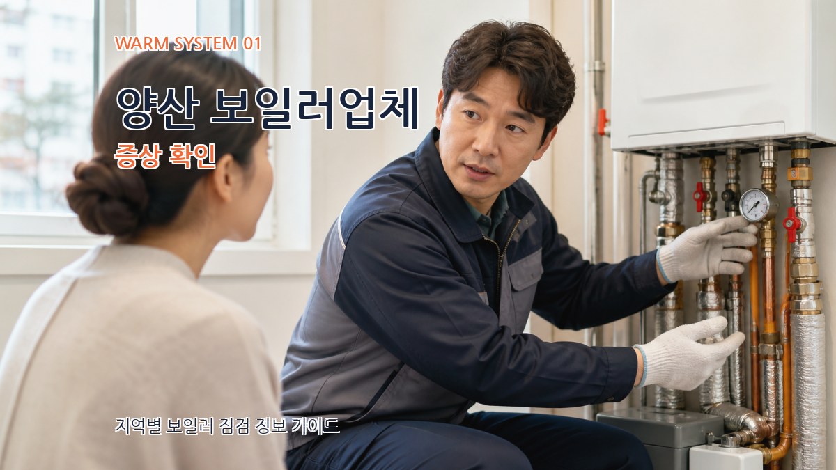 양산 보일러업체