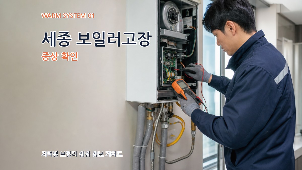 세종 보일러고장