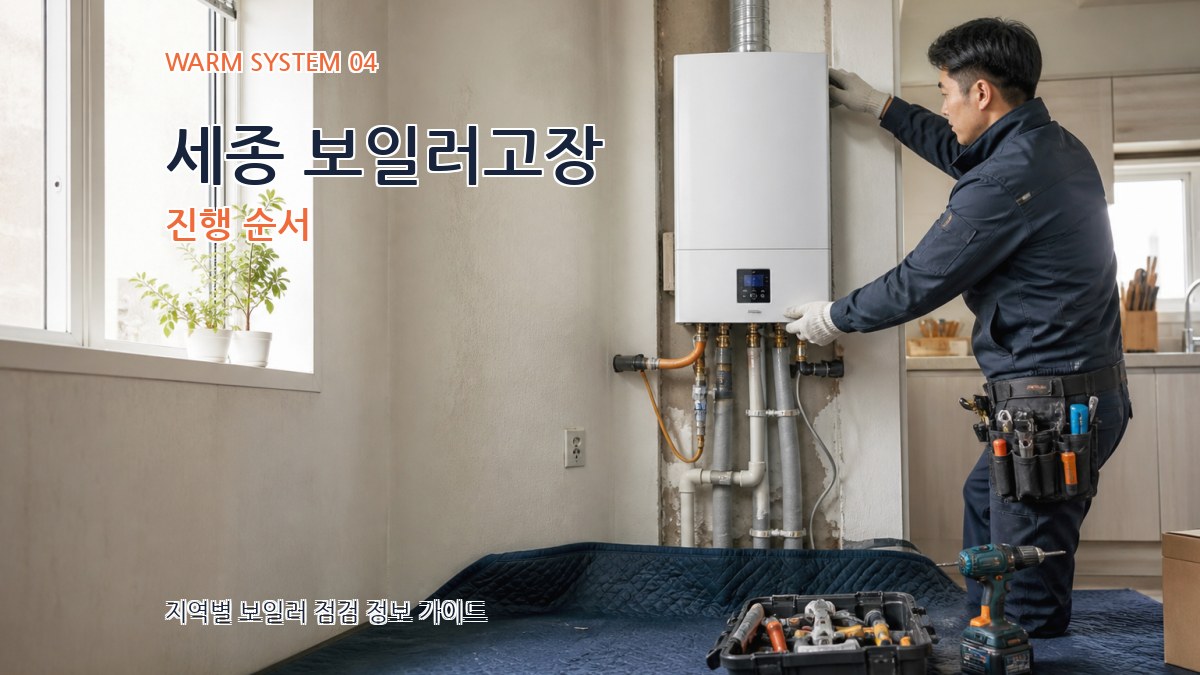 세종 보일러고장 진행 순서