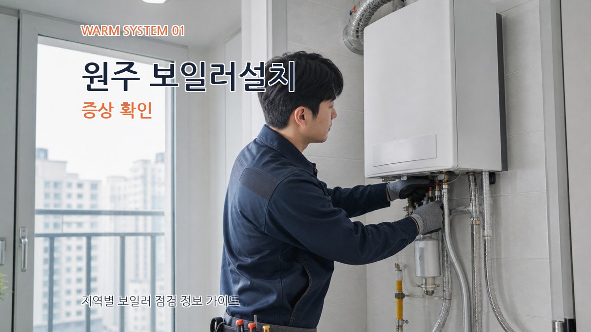원주 보일러설치