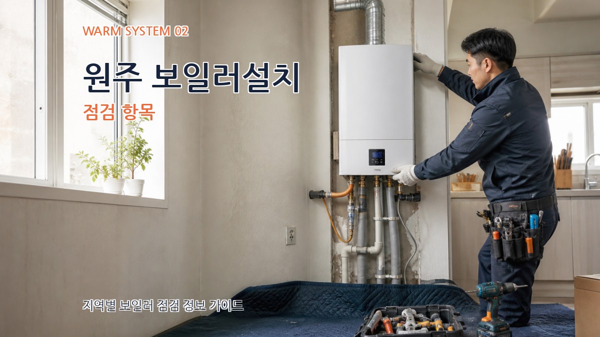 원주 보일러설치 점검 항목
