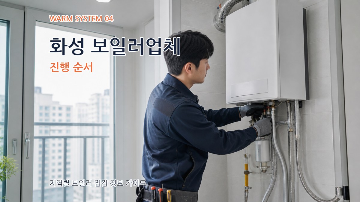 화성 보일러업체 진행 순서