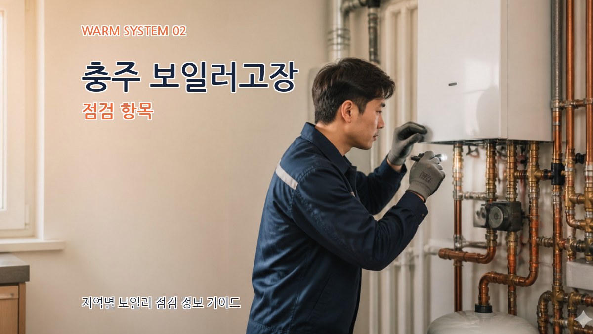 충주 보일러고장 점검 항목