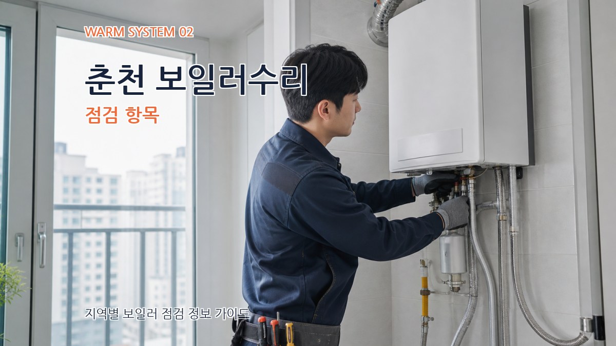춘천 보일러수리 점검 항목