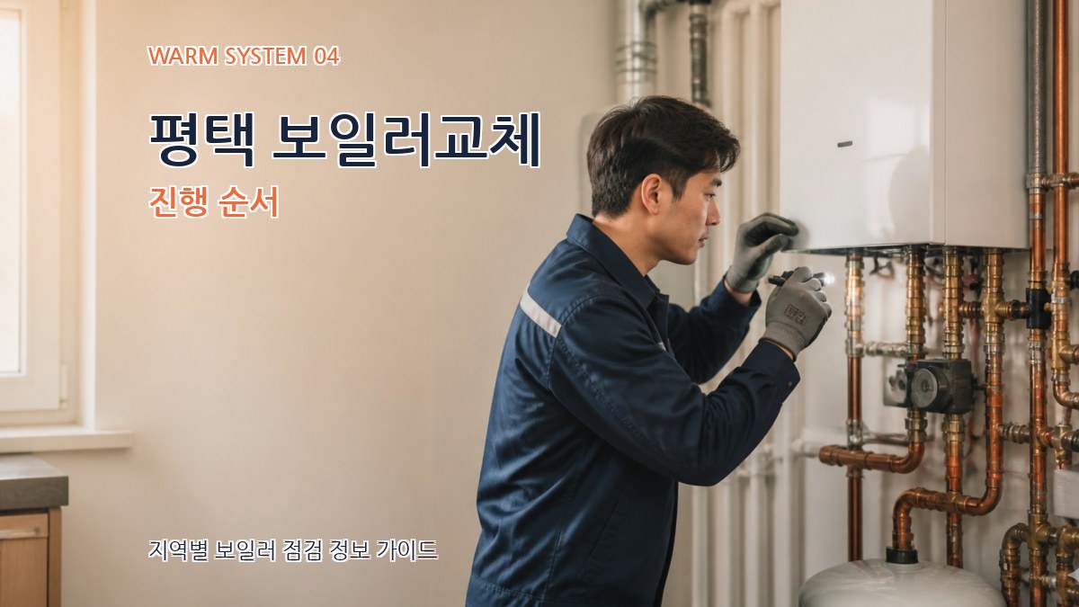 평택 보일러교체 진행 순서