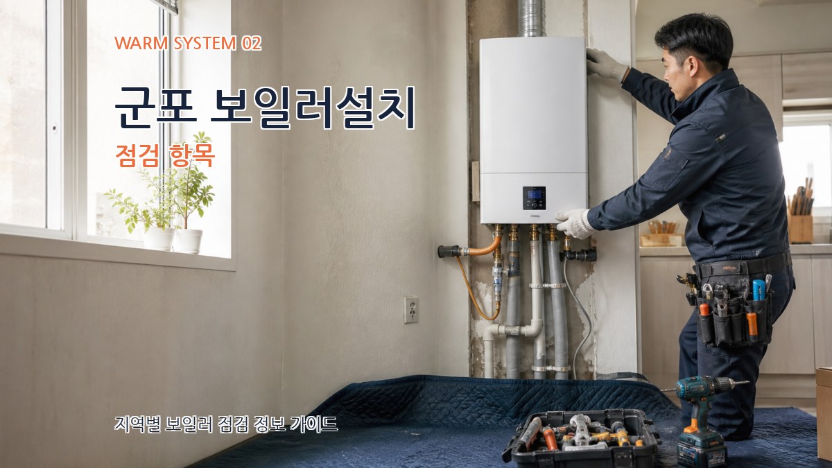 군포 보일러설치 점검 항목