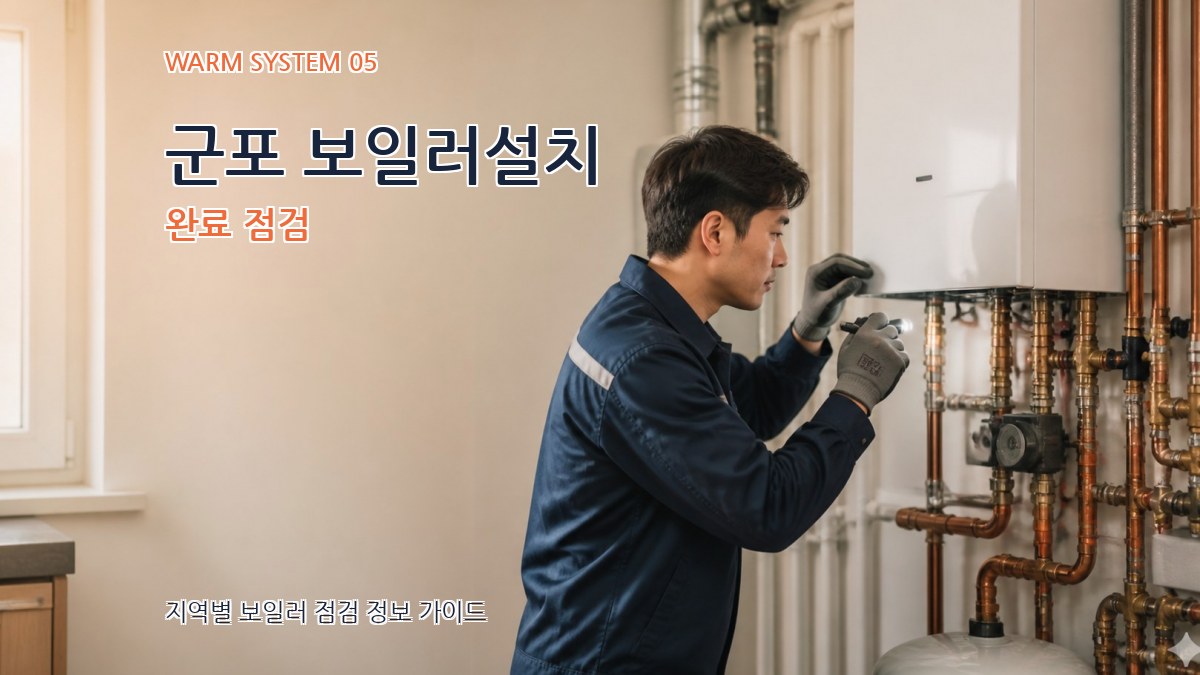 군포 보일러설치 완료 점검