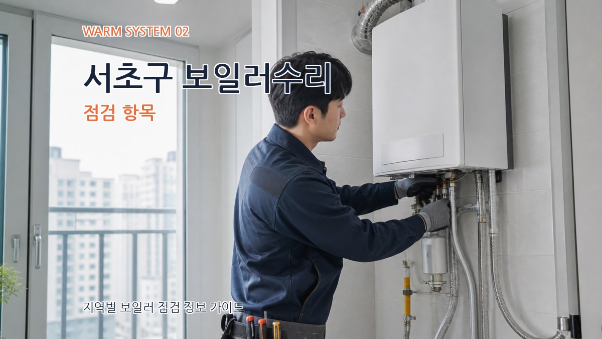 서초구 보일러수리 점검 항목