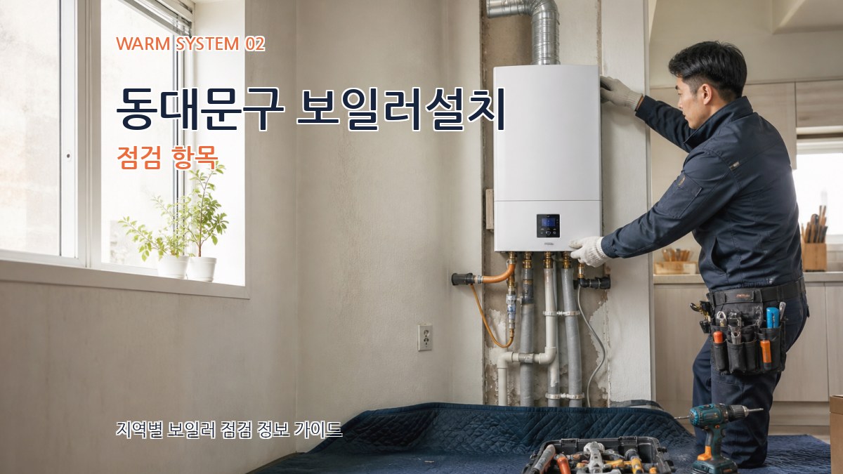 동대문구 보일러설치 점검 항목