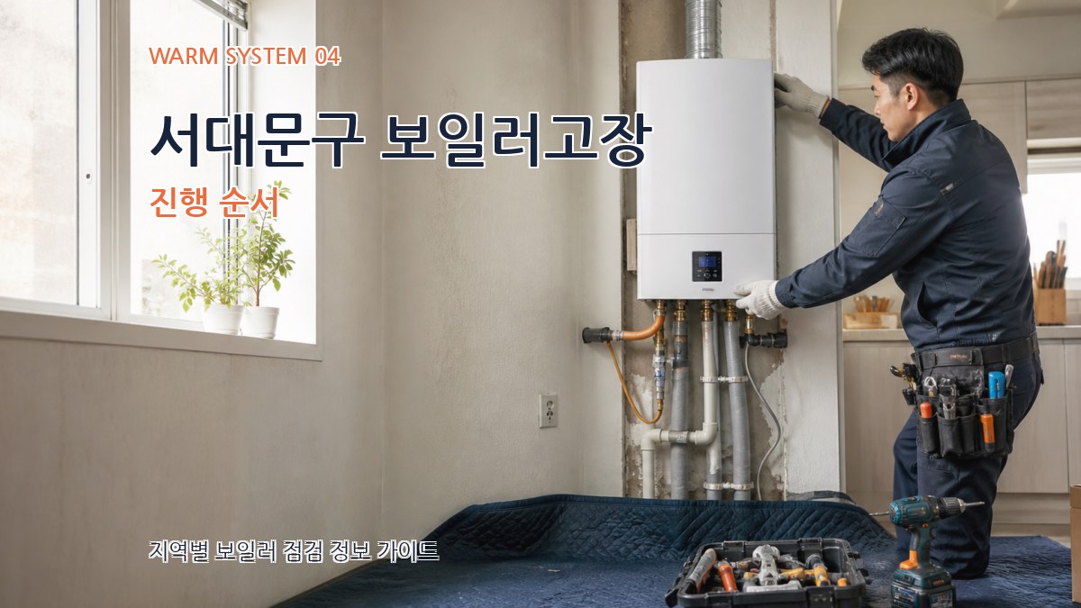 서대문구 보일러고장 진행 순서
