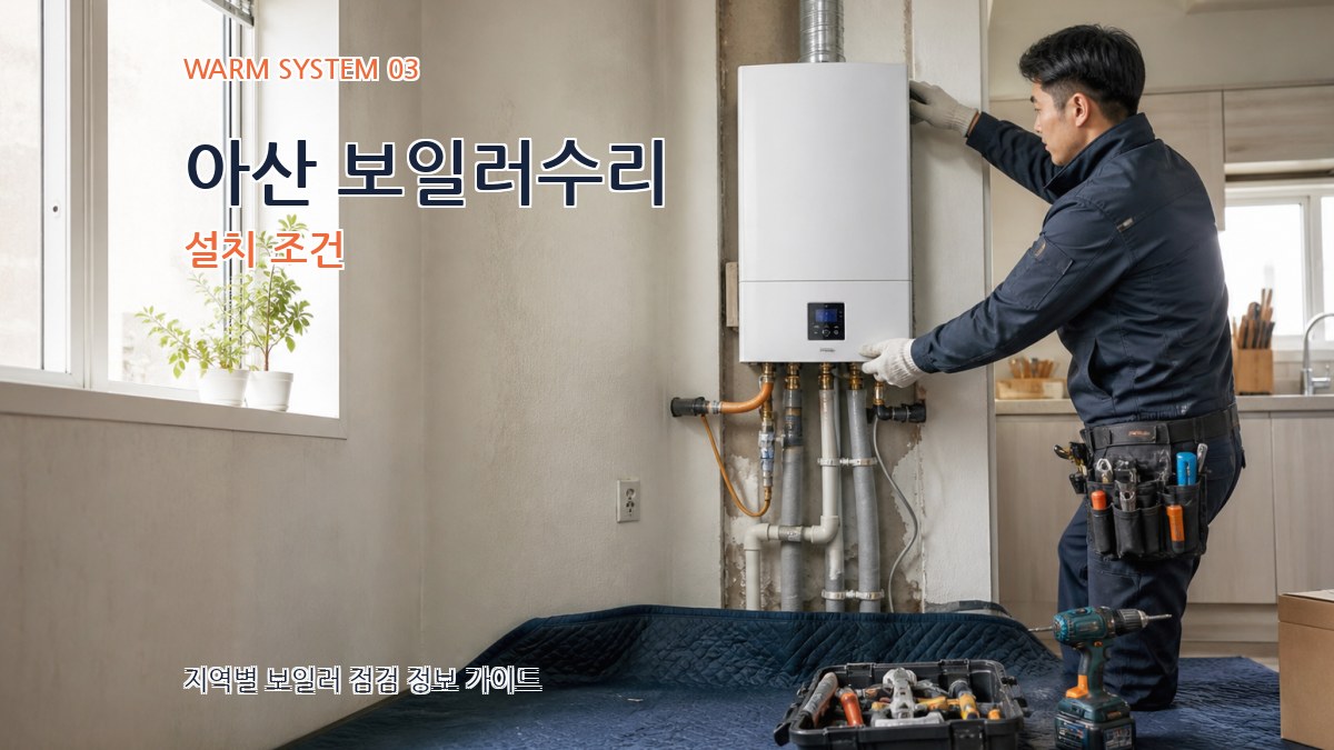 아산 보일러수리 설치 조건