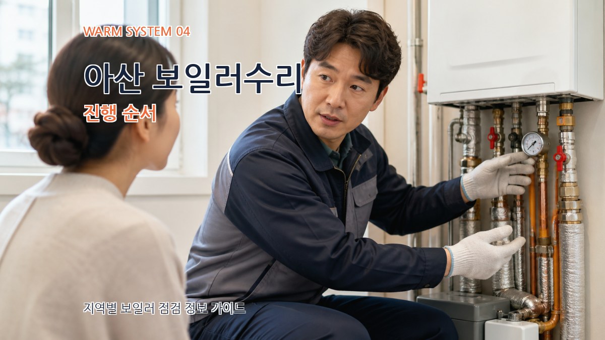 아산 보일러수리 진행 순서