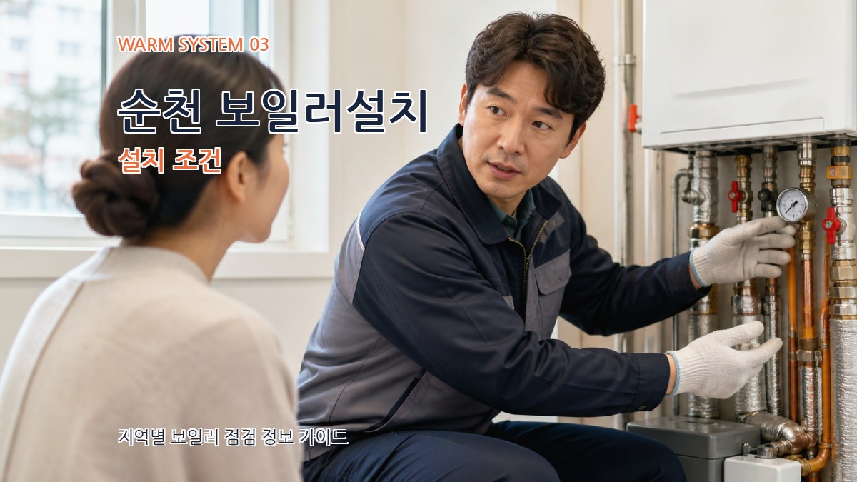 순천 보일러설치 설치 조건