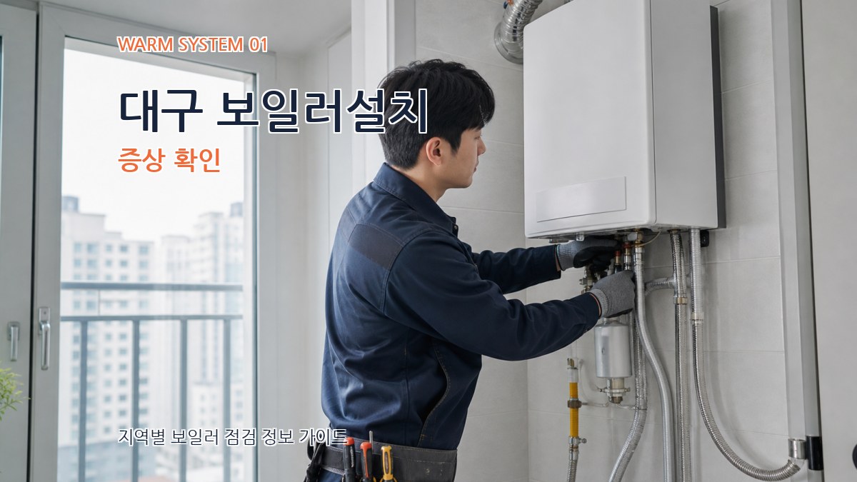 대구 보일러설치