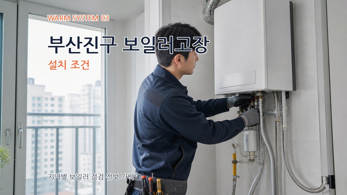 부산진구 보일러고장 설치 조건