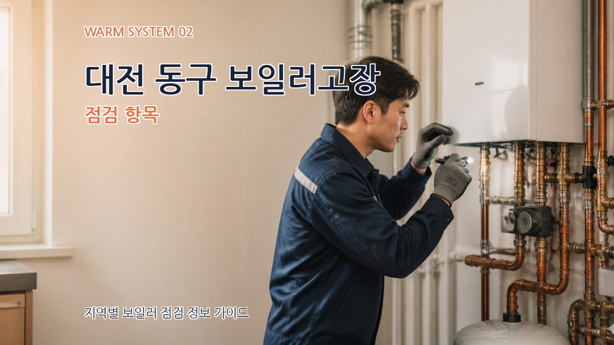 대전 동구 보일러고장 점검 항목