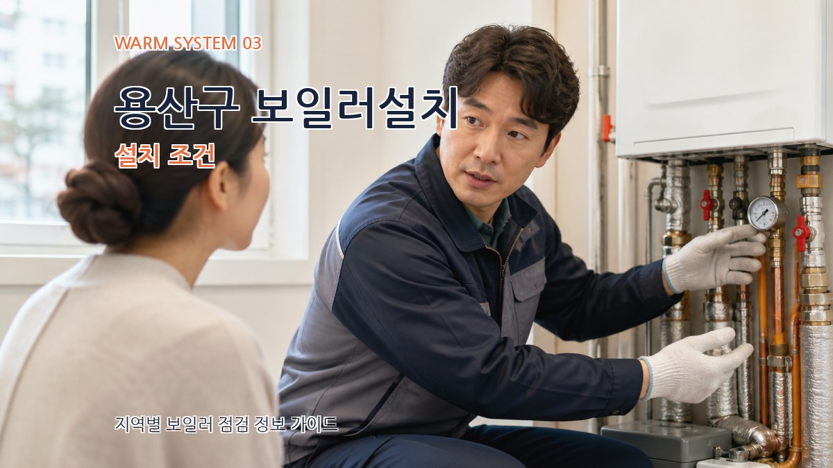 용산구 보일러설치 설치 조건