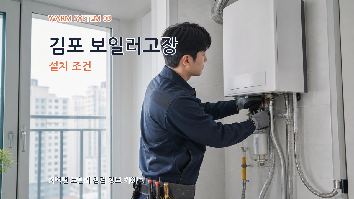 김포 보일러고장 설치 조건