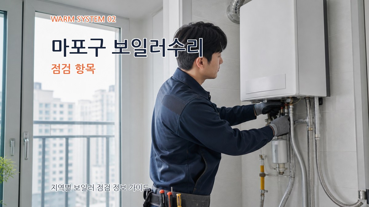마포구 보일러수리 점검 항목