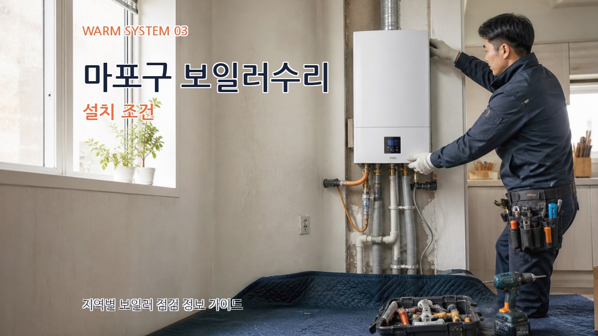 마포구 보일러수리 설치 조건