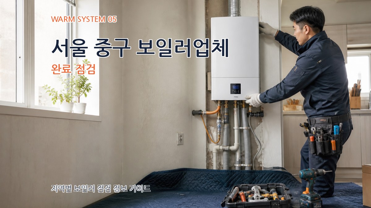 서울 중구 보일러업체 완료 점검
