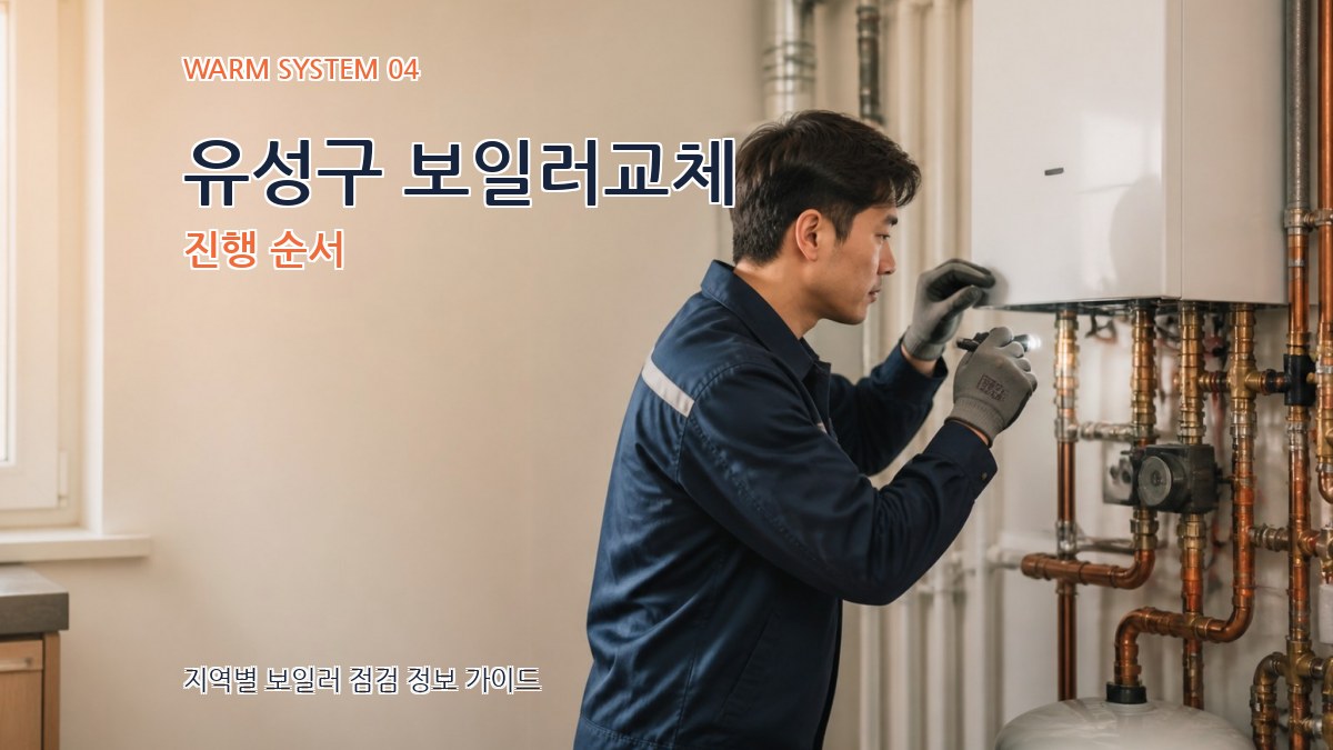 유성구 보일러교체 진행 순서