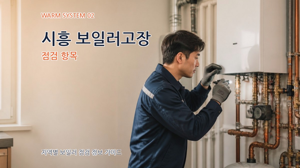 시흥 보일러고장 점검 항목