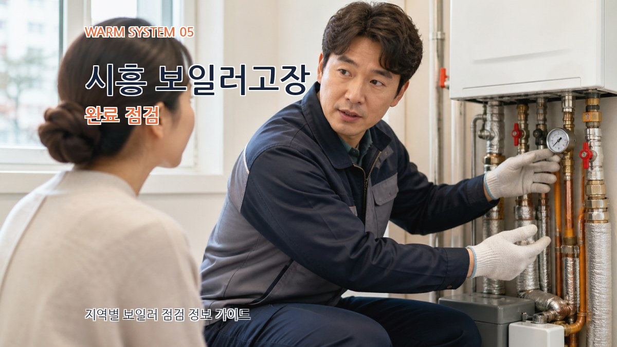 시흥 보일러고장 완료 점검