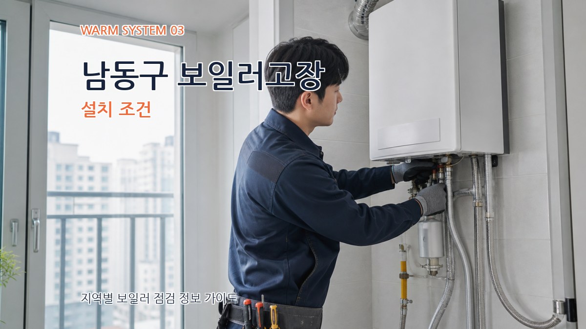 남동구 보일러고장 설치 조건
