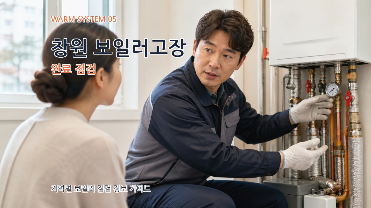 창원 보일러고장 완료 점검