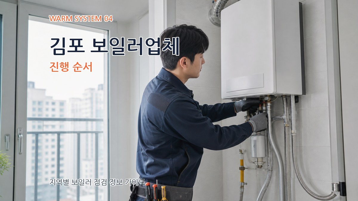 김포 보일러업체 진행 순서