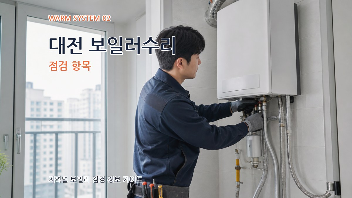 대전 보일러수리 점검 항목