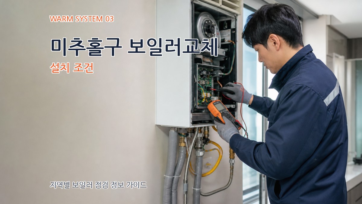 미추홀구 보일러교체 설치 조건