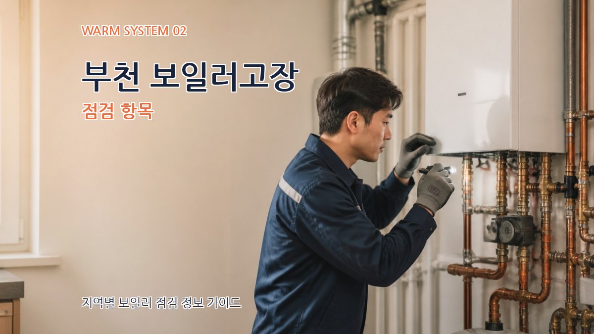 부천 보일러고장 점검 항목