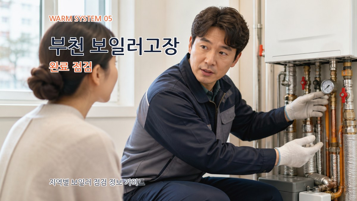 부천 보일러고장 완료 점검