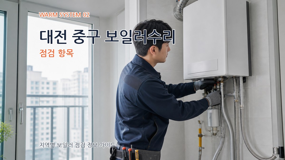 대전 중구 보일러수리 점검 항목