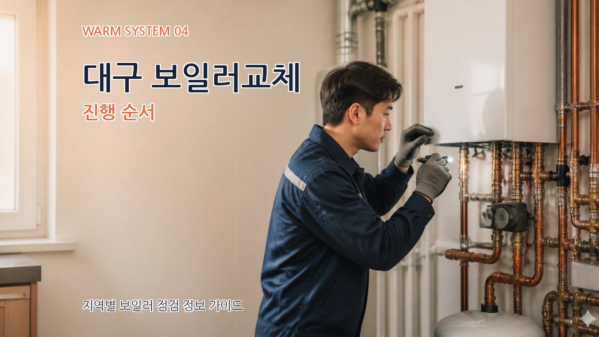 대구 보일러교체 진행 순서