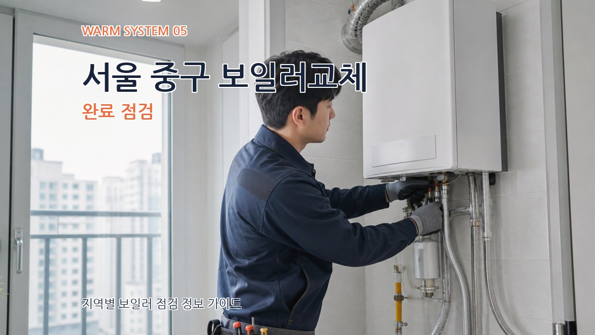 서울 중구 보일러교체 완료 점검