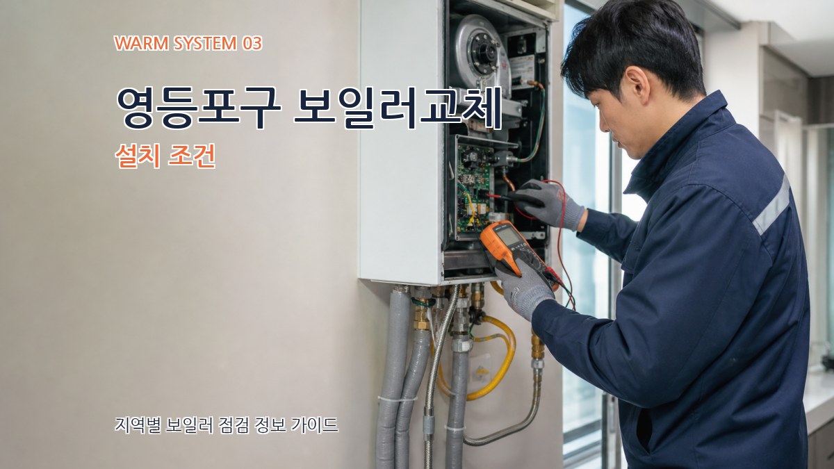 영등포구 보일러교체 설치 조건