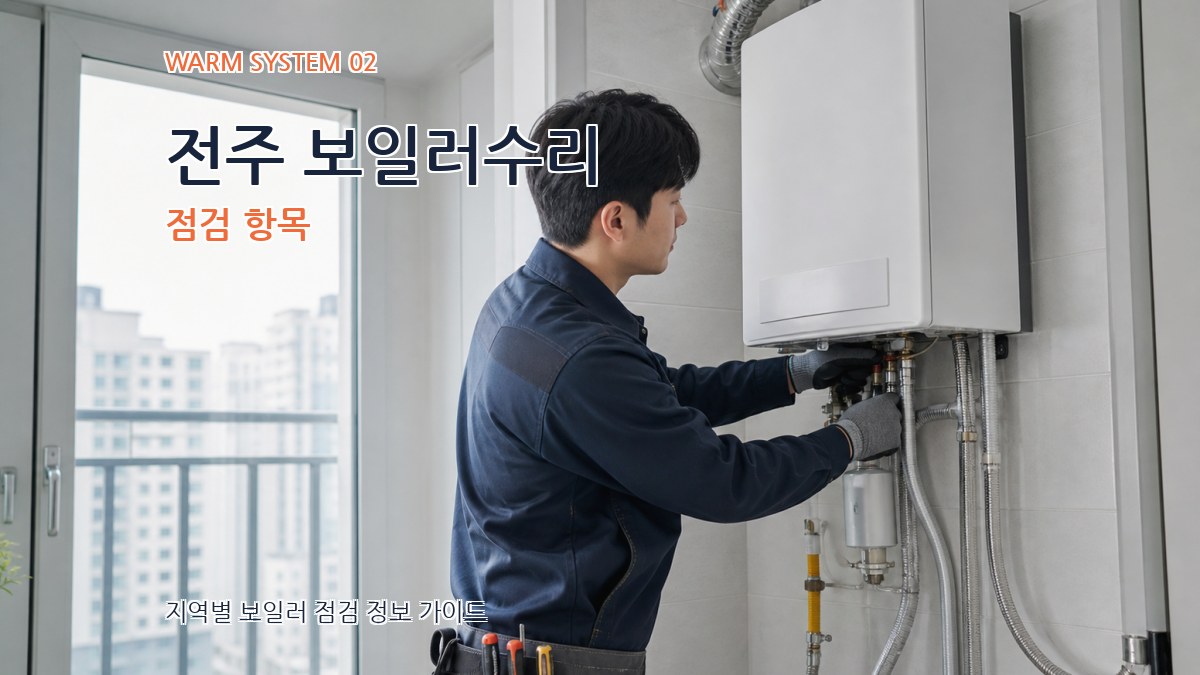 전주 보일러수리 점검 항목