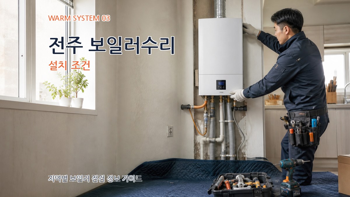 전주 보일러수리 설치 조건