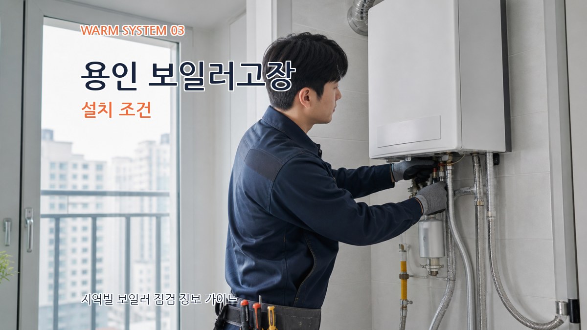 용인 보일러고장 설치 조건