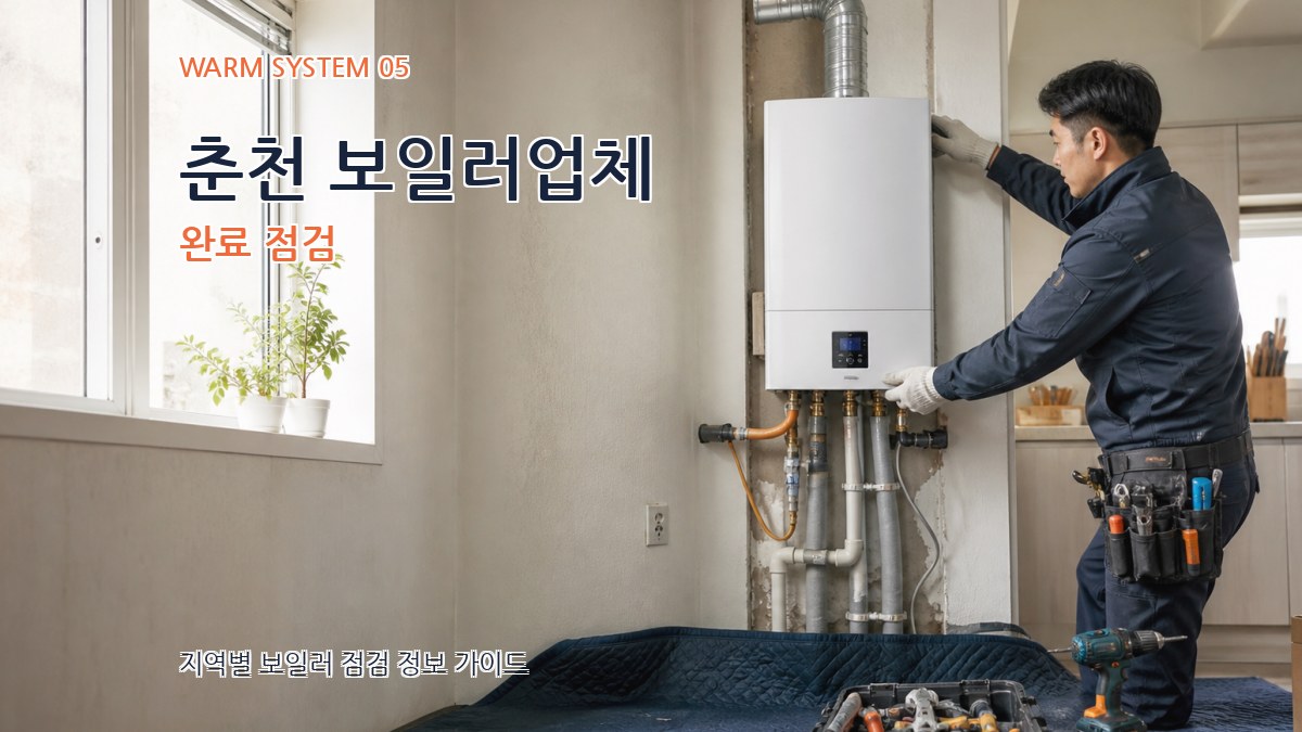 춘천 보일러업체 완료 점검