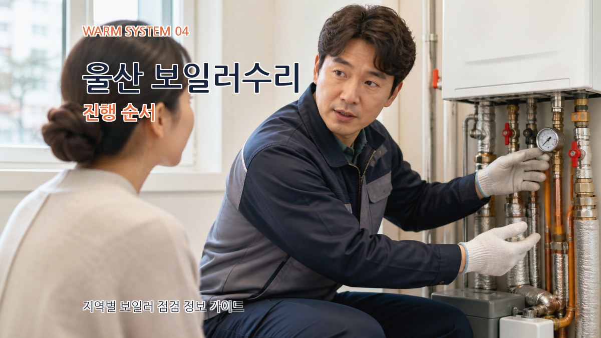 울산 보일러수리 진행 순서
